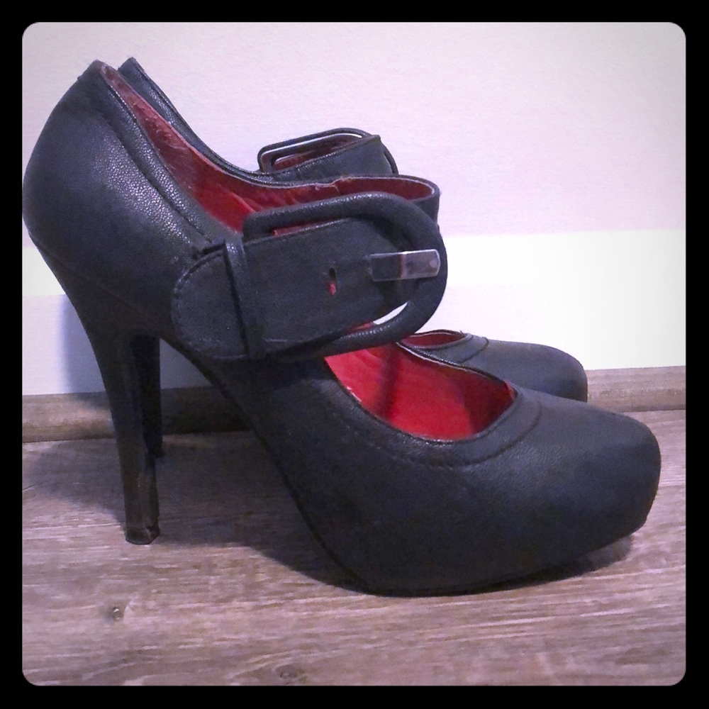 Black heels